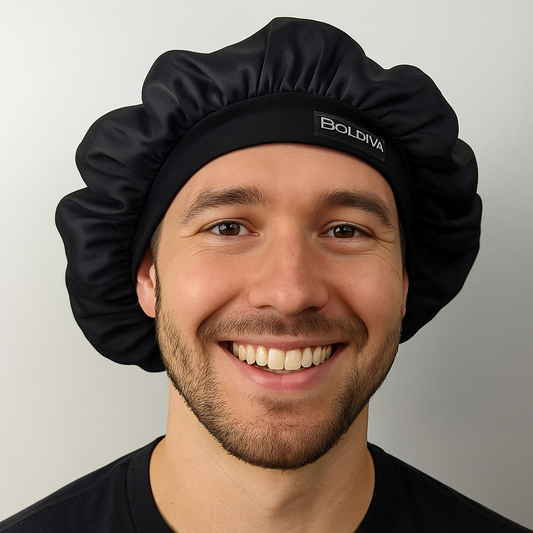 100% Silk Hair Protection Bonnet for Men