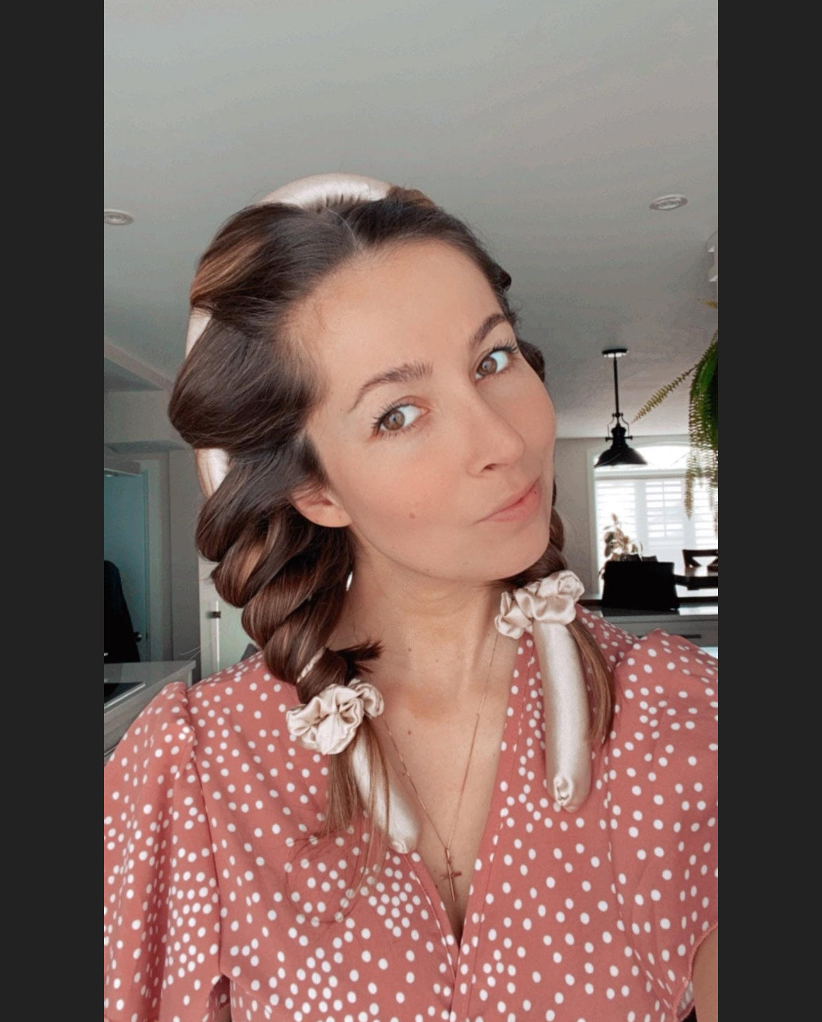 100% Mulberry Silk Heatless Hair Curler