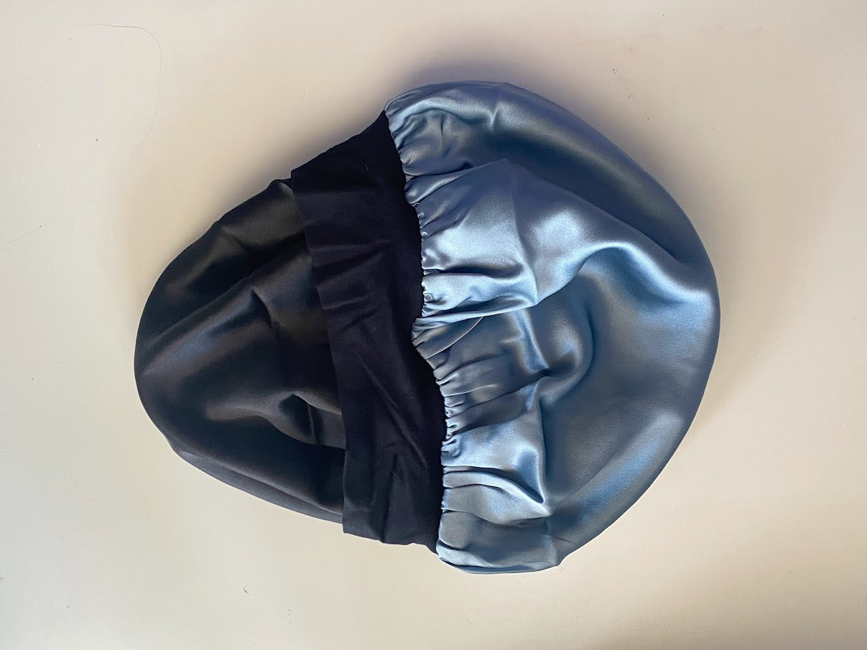 Double Layer 100% Pure Silk Hair Protection Bonnet