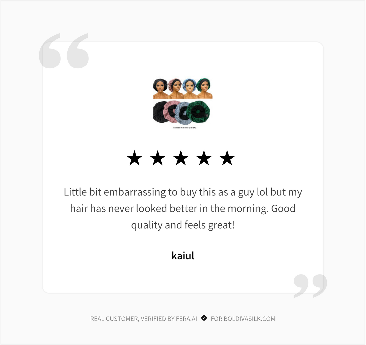 100% Pure Mulberry BoldivaSilk™ Hair Bonnet with Bamboo Band