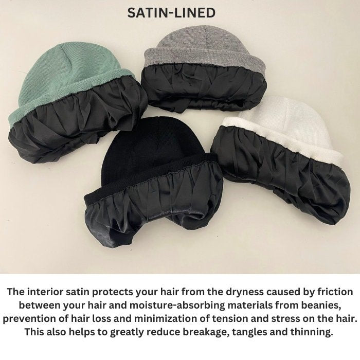 Satin-Lined Beanie Toque