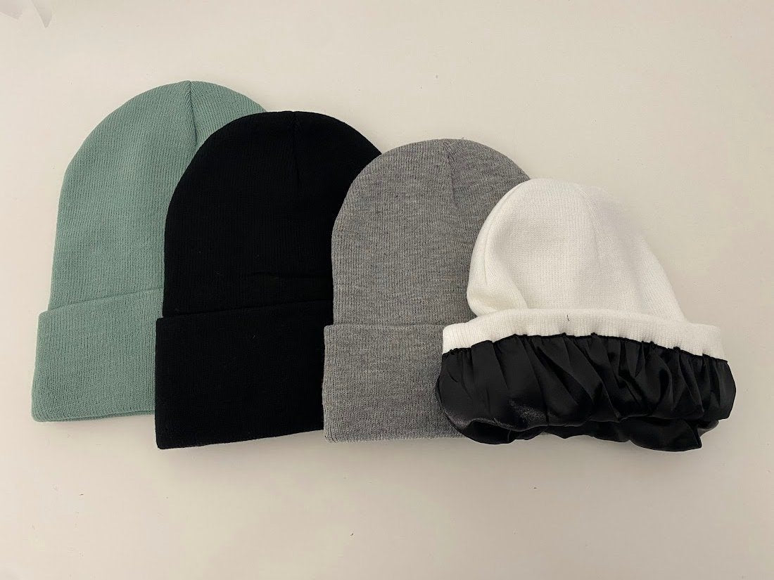 Satin-Lined Beanie Toque