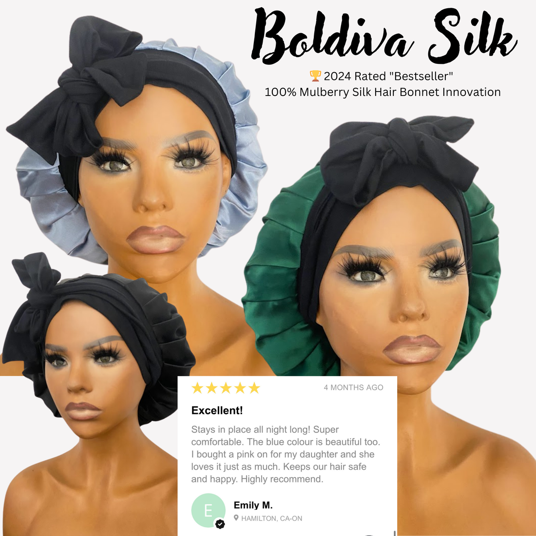 The Search for the Perfect Silk Bonnet - Boldiva Silk