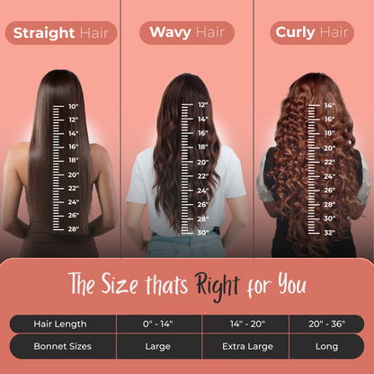 100% Mulberry Silk Bonnet for Long Hair