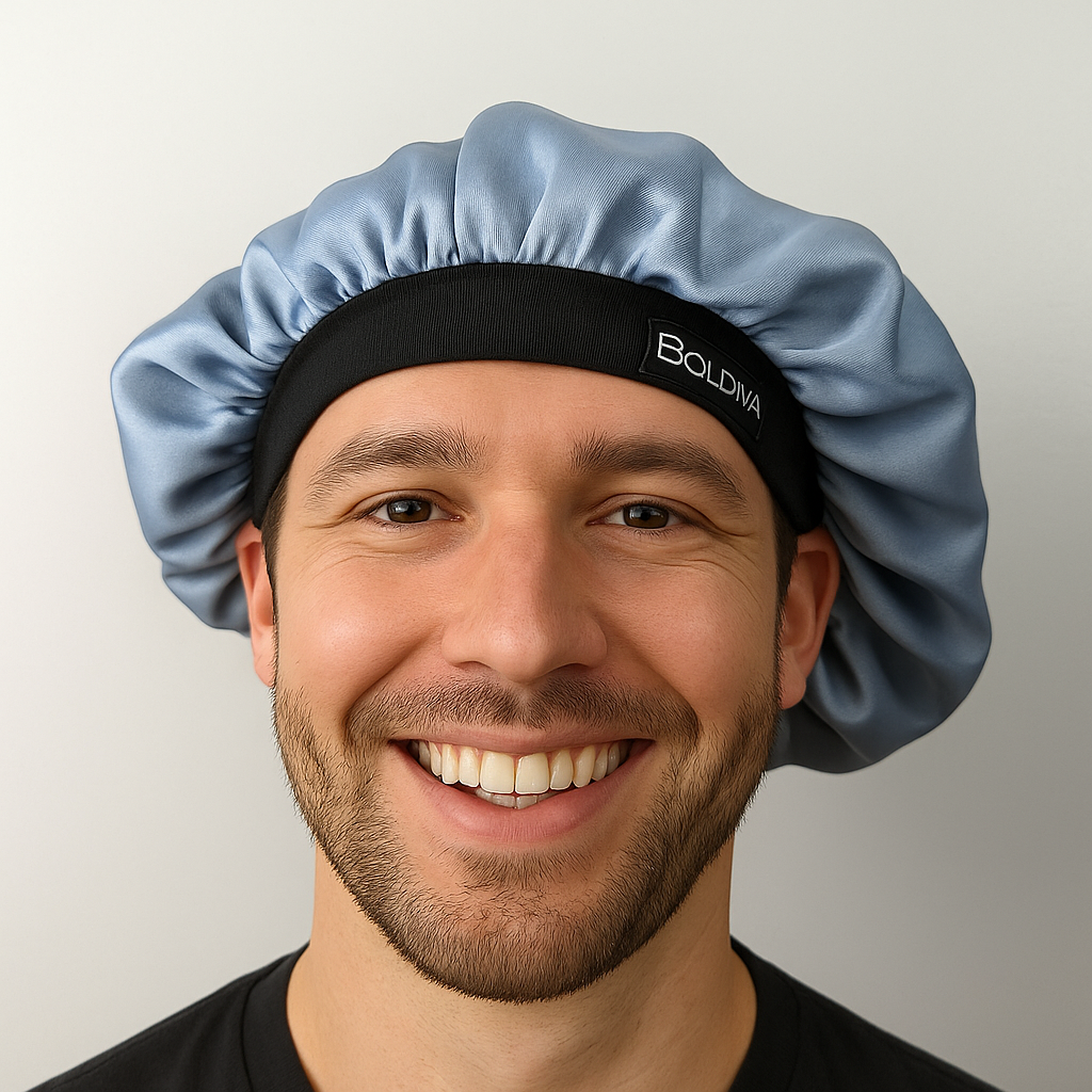 100% Silk Bonnet Men