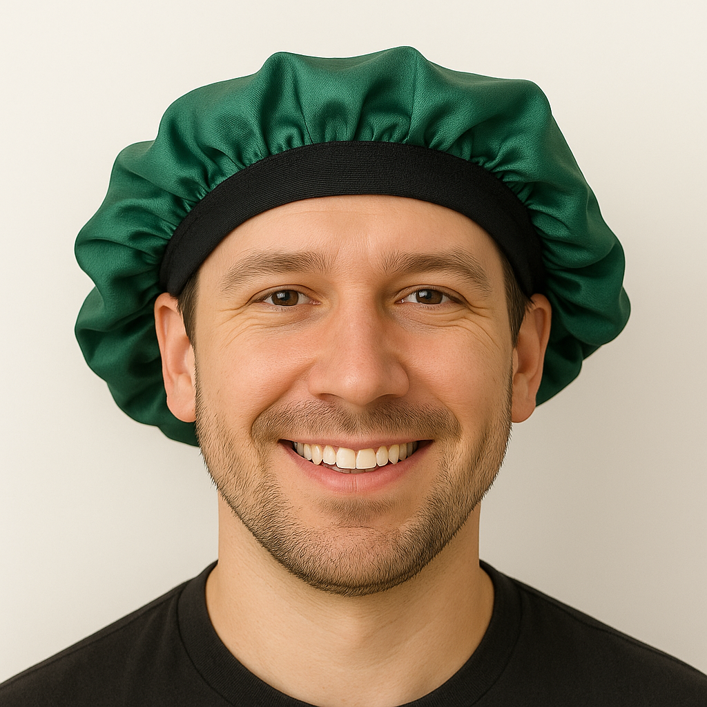 100% Silk Bonnet Men