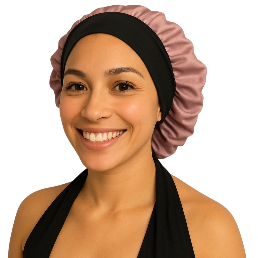100% Mulberry Silk Bonnet for Long Hair
