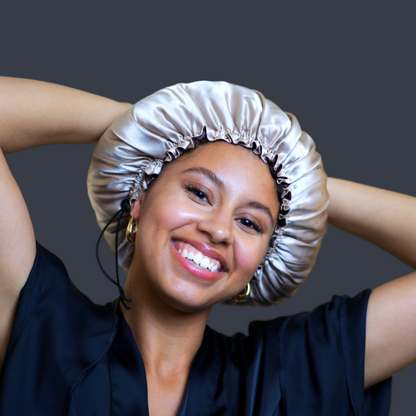 100% Adjustable Silk Hair Bonnet