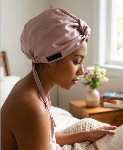 100% Silk Hair Wrap Frizz Control