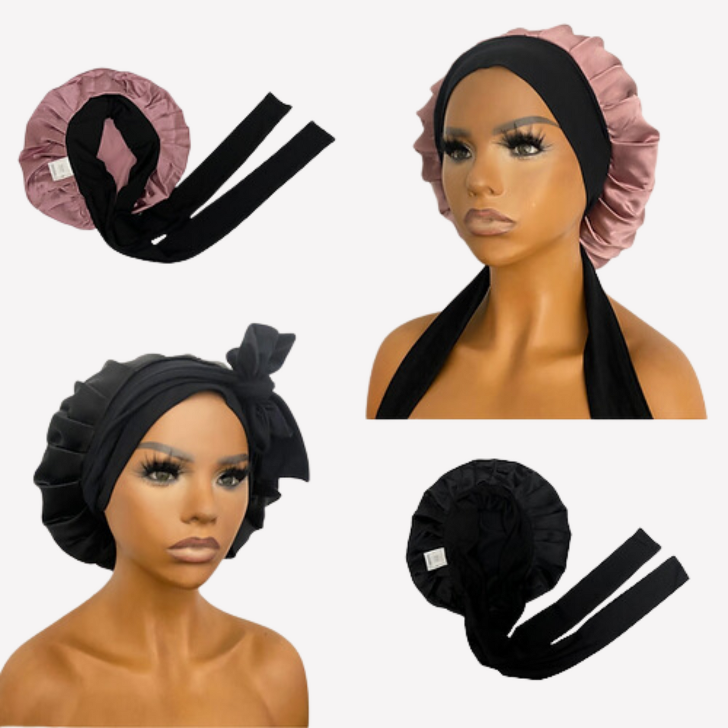 100% Pure Silk Hair Protection Bonnet