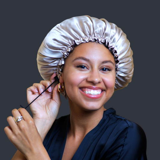 100% Adjustable Silk Hair Bonnet