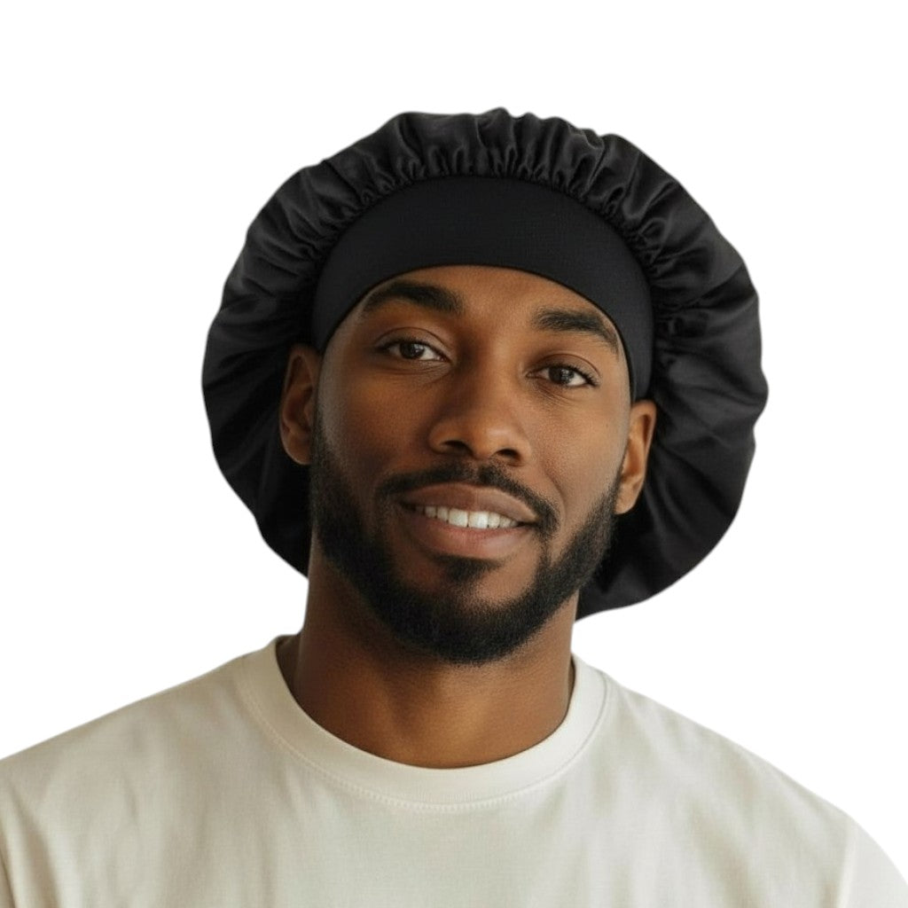 100% Silk Hair Bonnet for Men