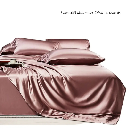 Luxury Cooling 100% Silk Bedding