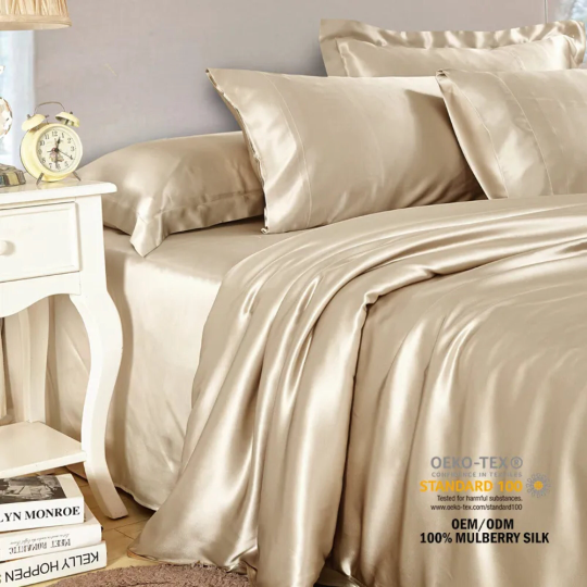 Luxury Cooling 100% Silk Bedding