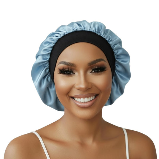 100% Pure Mulberry BoldivaSilk™ Hair Bonnet with Bamboo Band