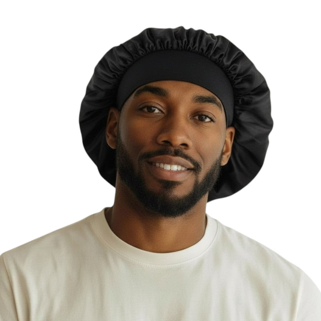 100% Silk Hair Bonnet for Men