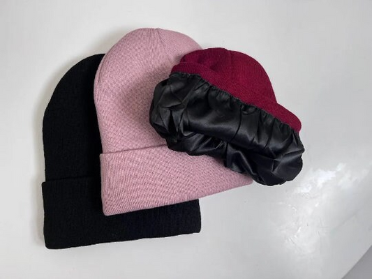Satin-Lined Beanie Toque