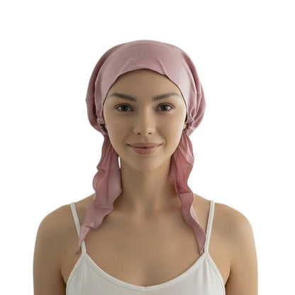 Pre-Tied 100% Pure Silk Hair Wrap Mulberry Scarf Chemo Head Scarf