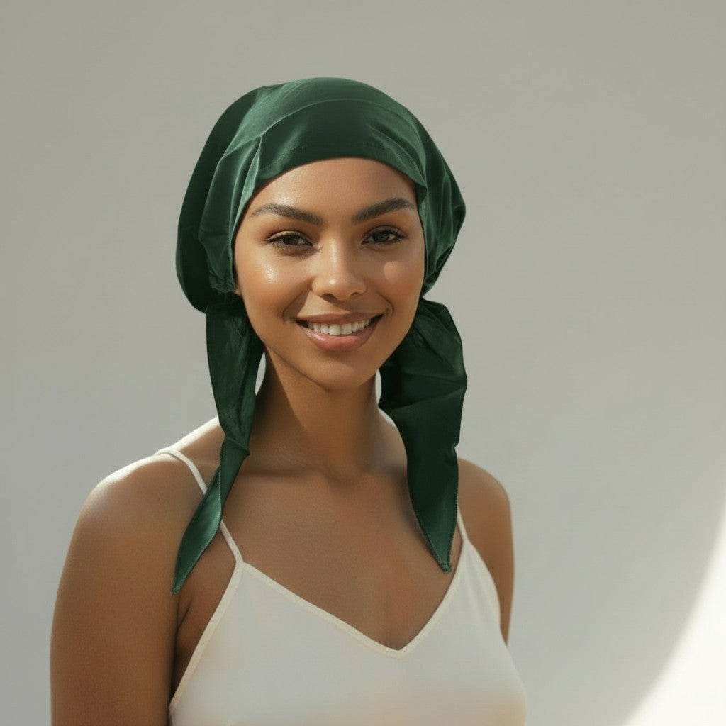 Pre-Tied 100% Pure Silk Hair Wrap Mulberry Scarf Chemo Head Scarf